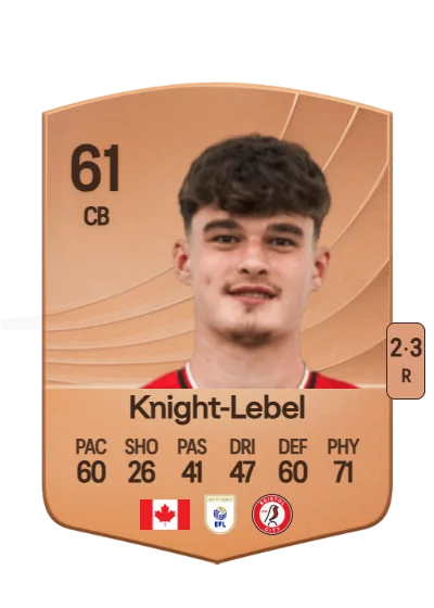 Jamie Knight-Lebel card