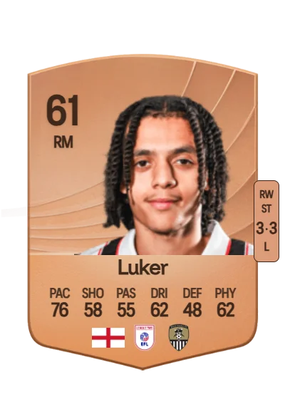 Jayden Luker card