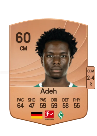 Wesley Adeh card
