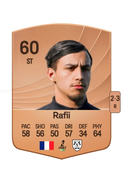 Yanis Rafii card