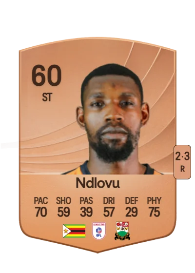 Lee Ndlovu card
