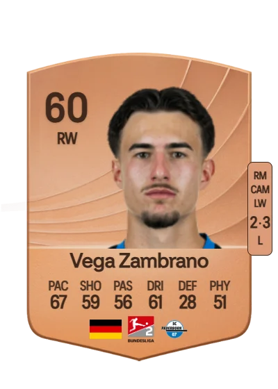Joel Vega Zambrano card