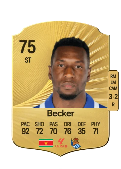 Sheraldo Becker card