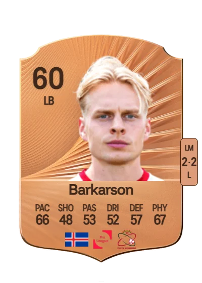 Atli Barkarson card