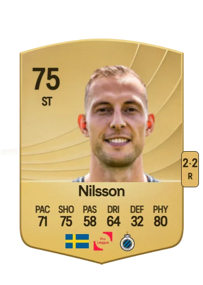 Gustaf Nilsson card