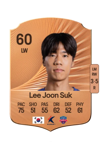 Joon Suk Lee card