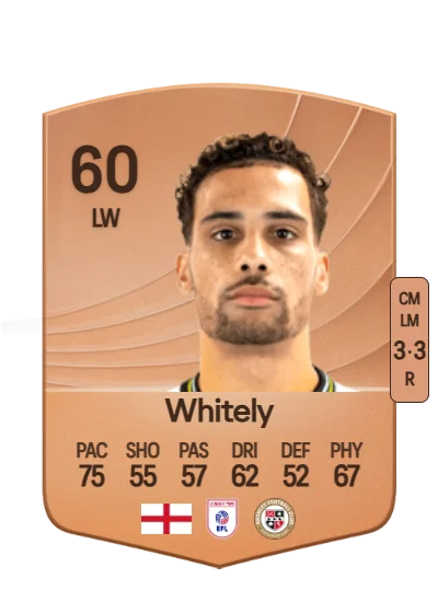 Corey Whitely card
