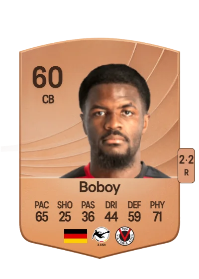 Verthomy Schilo Boboy card
