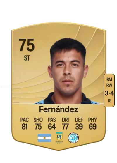 Nicolás Fernández card