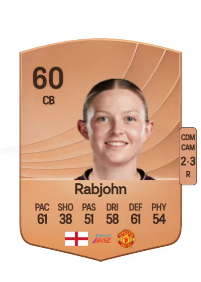 Evie Rabjohn card