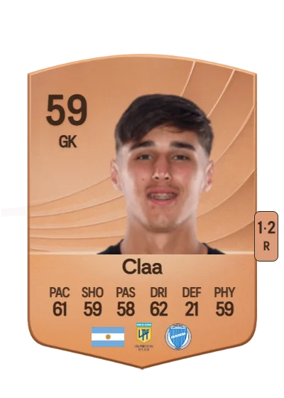 Nicólas Claa card