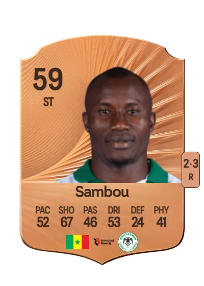 Bouly Junior Sambou card