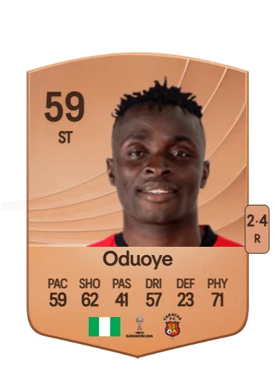 Shola Oduoye card