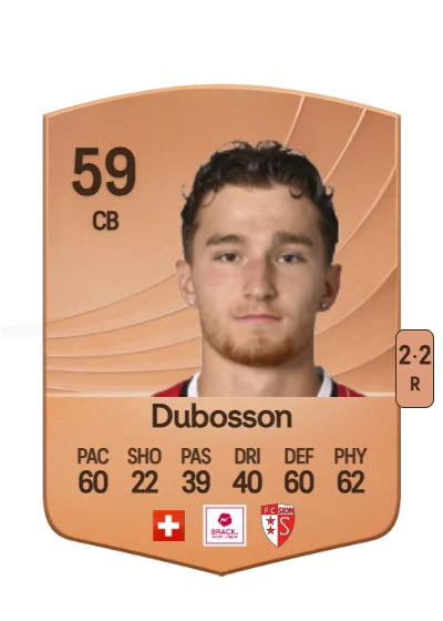 Maxime Dubosson card
