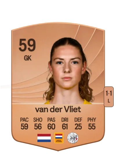 Danae van der Vliet card