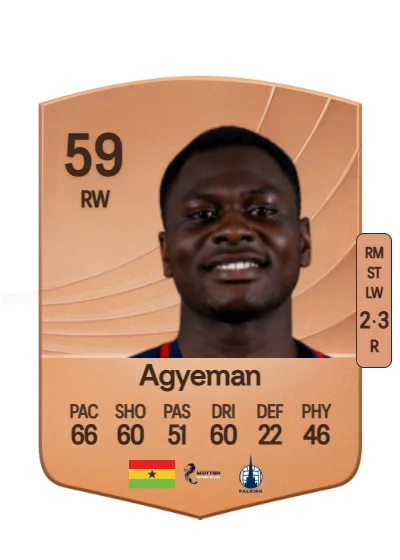 Alfredo Agyeman card