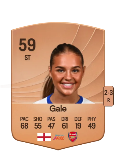 Jessie Gale card