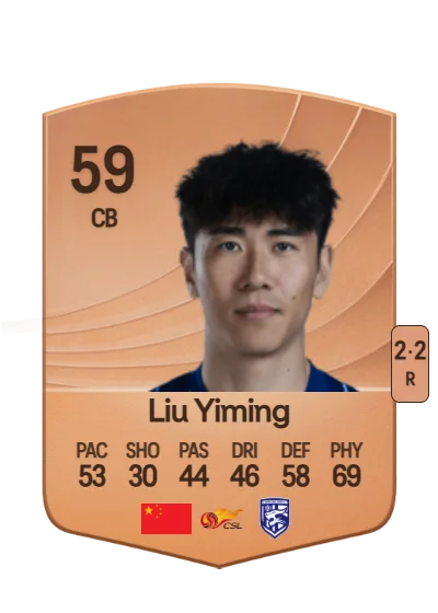 Yiming Liu card
