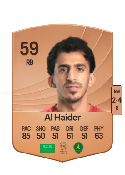 Aref Al Haider card