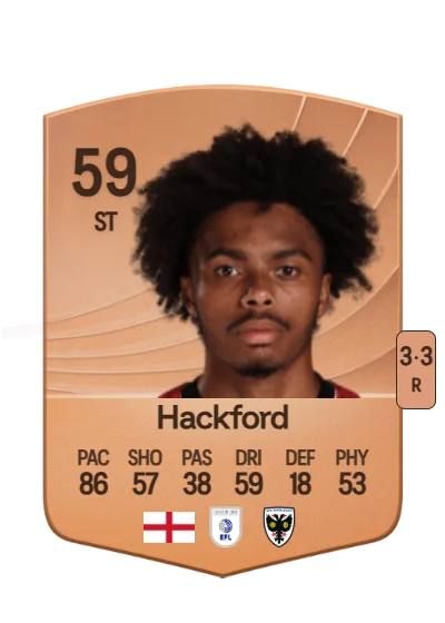 Antwoine Hackford card