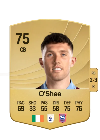 Dara O'Shea card