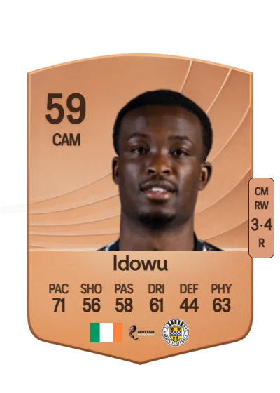 Roland Idowu card