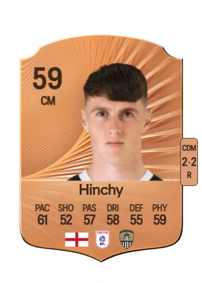 Jack Hinchy card