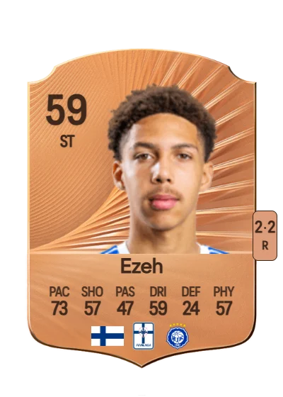 David Ezeh card