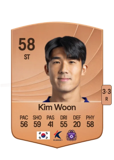 Woon Kim card