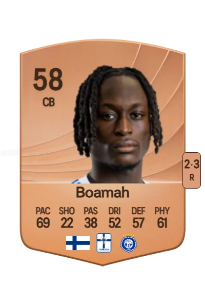 Michael Boamah card
