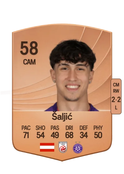 Sanel Šaljić card