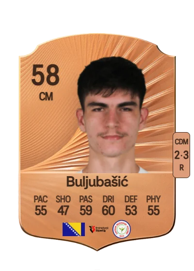 Muhamed Buljubašić card