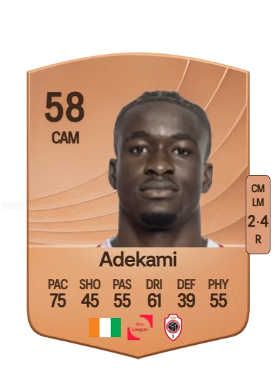 Farouck Adekami card