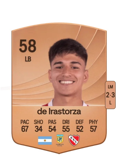 Jonathan de Irastorza card