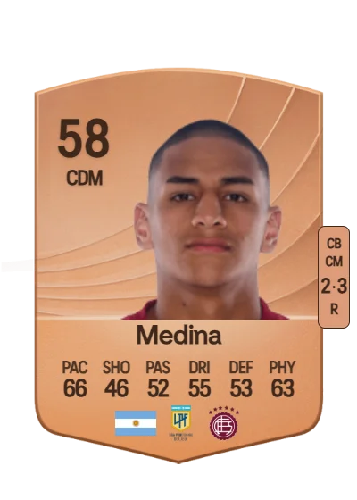 Agustín Medina card