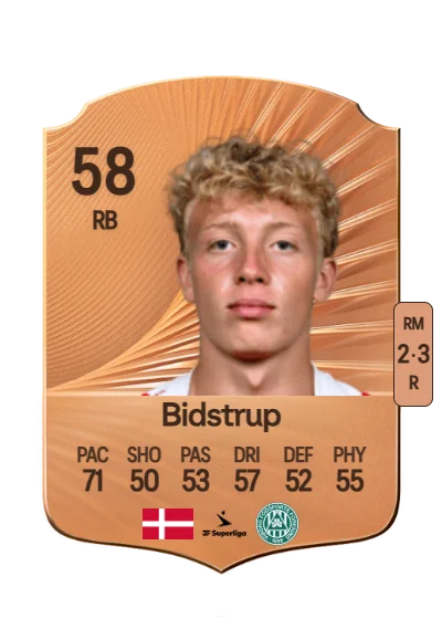Hjalte Bidstrup card