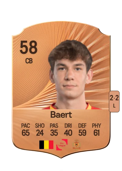 Lukas Baert card
