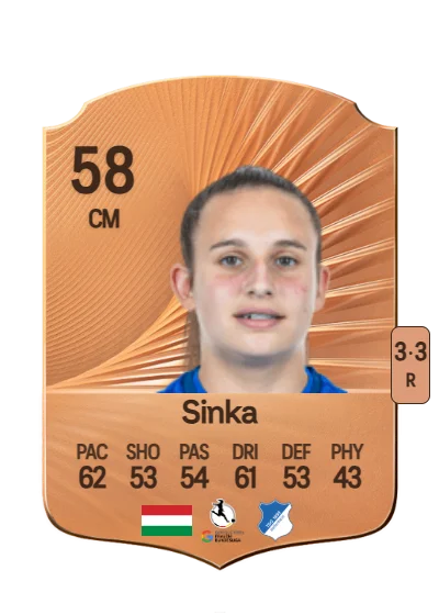 Napsugár Sinka card