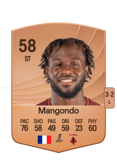 Joseph Mangondo card