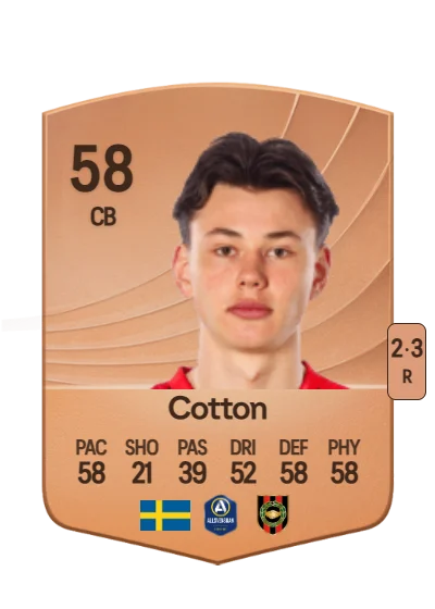 Oskar Cotton card