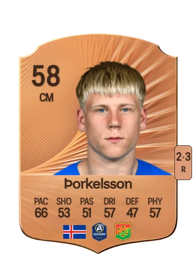 Róbert Frosti Þorkelsson card