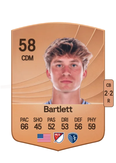 Jacob Bartlett card