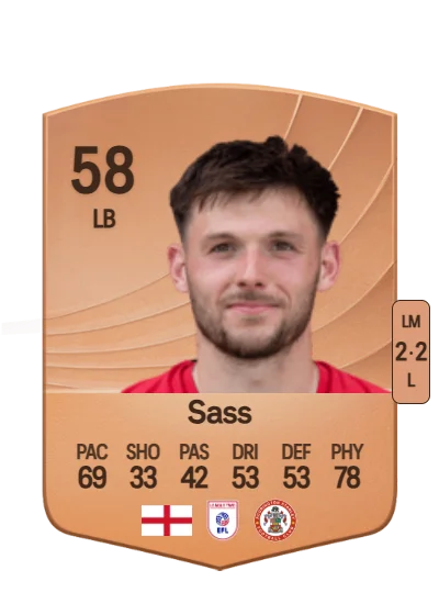 Freddie Sass card