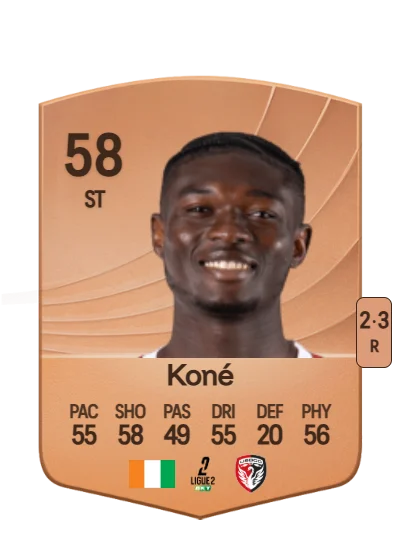 Zanga Koné card