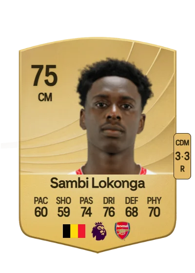 Albert Sambi Lokonga card
