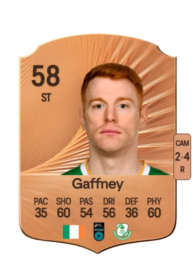 Rory Gaffney card