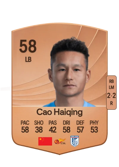 Haiqing Cao card