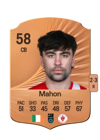 John Mahon card