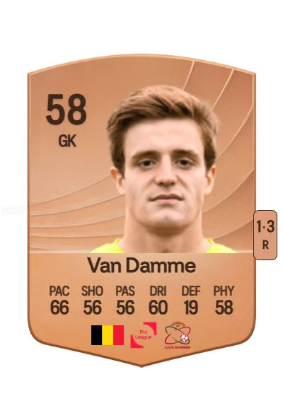 Sef Van Damme card