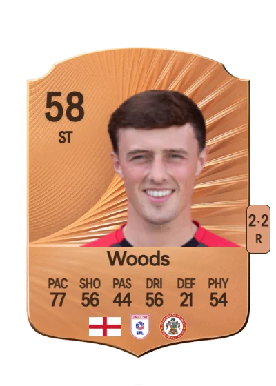 Josh Woods card